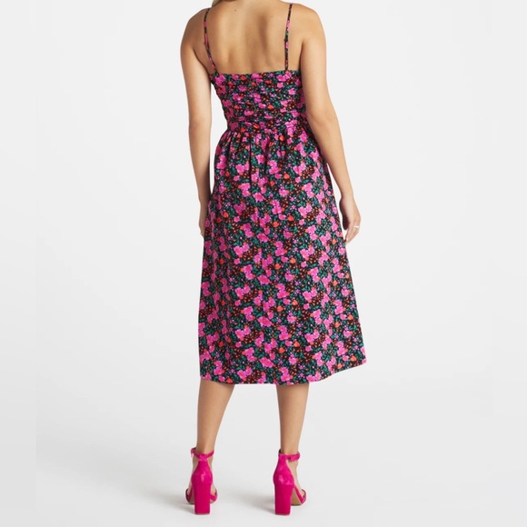 Socialite Holland Tier Hem Midi Dress NWT - Picture 5 of 5